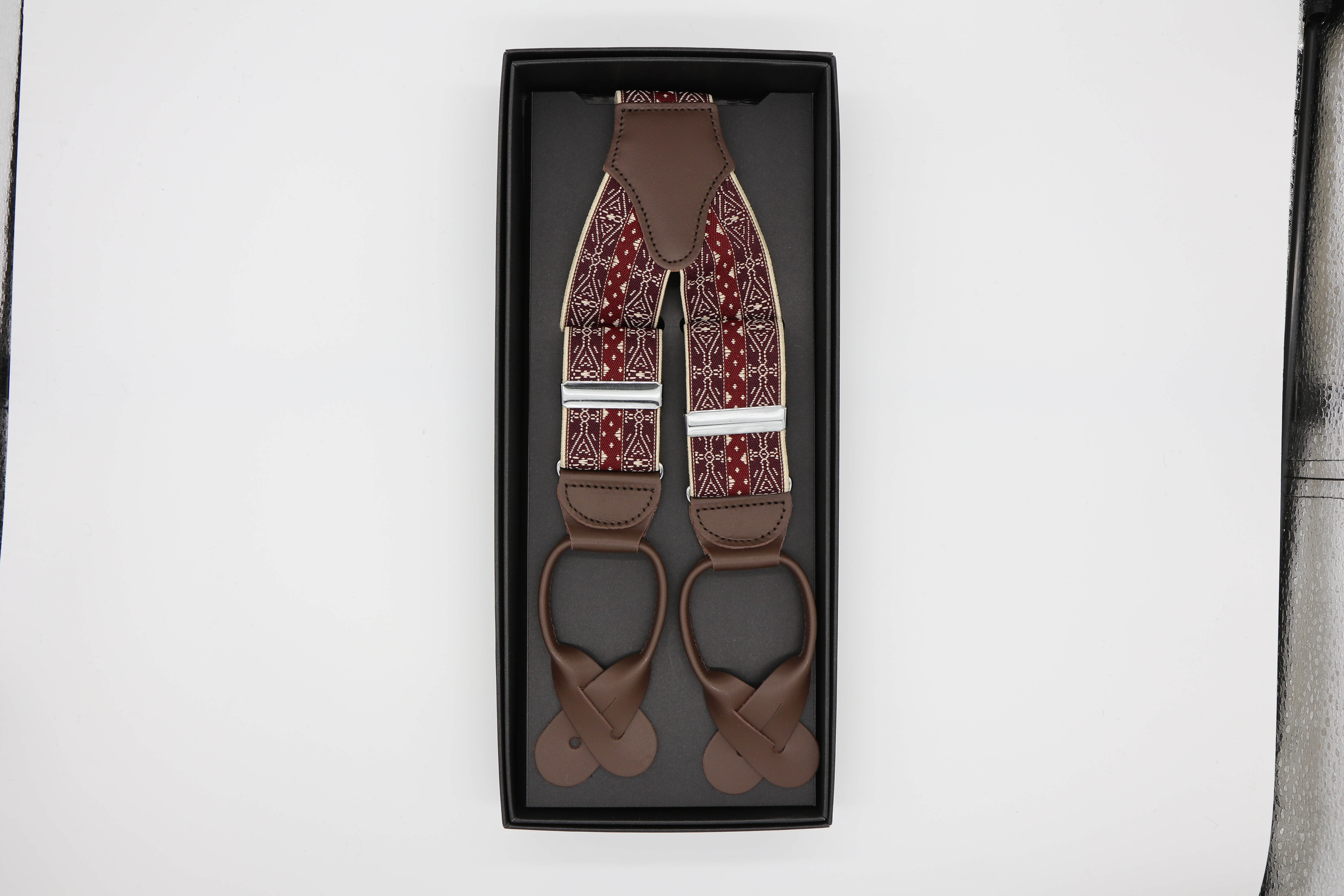 Classic Braces (Red Pattern)